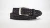 Crocodile Suede Belt 1 3/8" - 35mm (Brown)