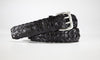 American Alligator Braided Belt 1 3/8" - 35mm (Brown)