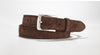 Crocodile Suede Belt 1 3/8" - 35mm (Tan)