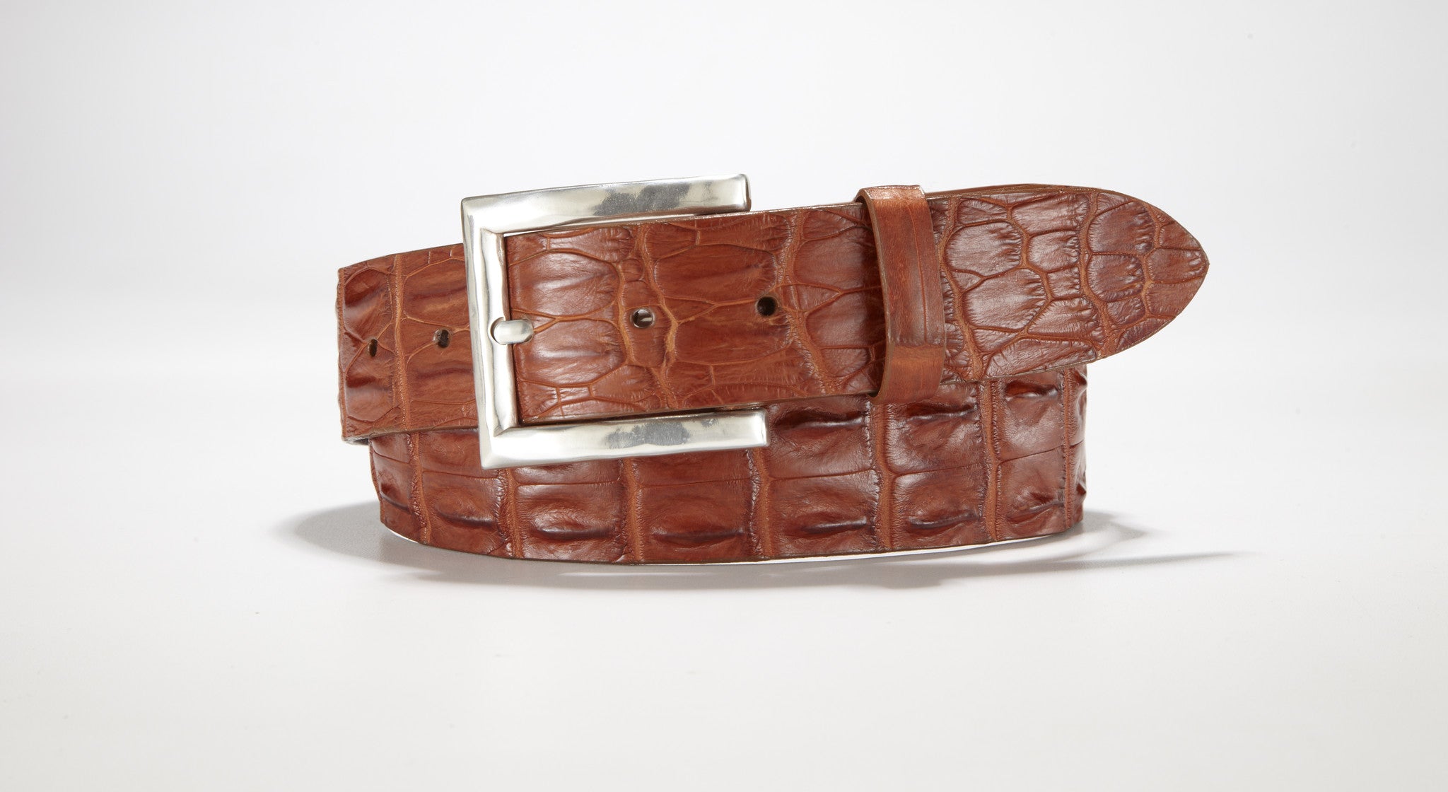 Australian Hornback Crocodile Leather Belt BROWN UPFW22 – Saratoga Saddlery  & International Boutiques