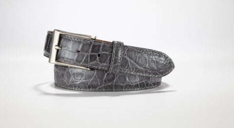 Hand Painted American Alligator Belt Jungle
