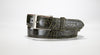 American Alligator Belt - Glossy 1 3/8" - 35mm (Grey)