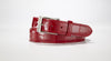 American Alligator Belt - Glossy 1 3/8" - 35mm (Red)
