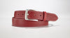 Pebble Grain Leather 1 3/8" - 35mm (Red)