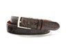 American Alligator Belt - Glossy 1 1/4" - 32mm (Navy Blue)