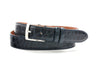 American Alligator Belt - Glossy 1 1/4" - 32mm (Navy Blue)